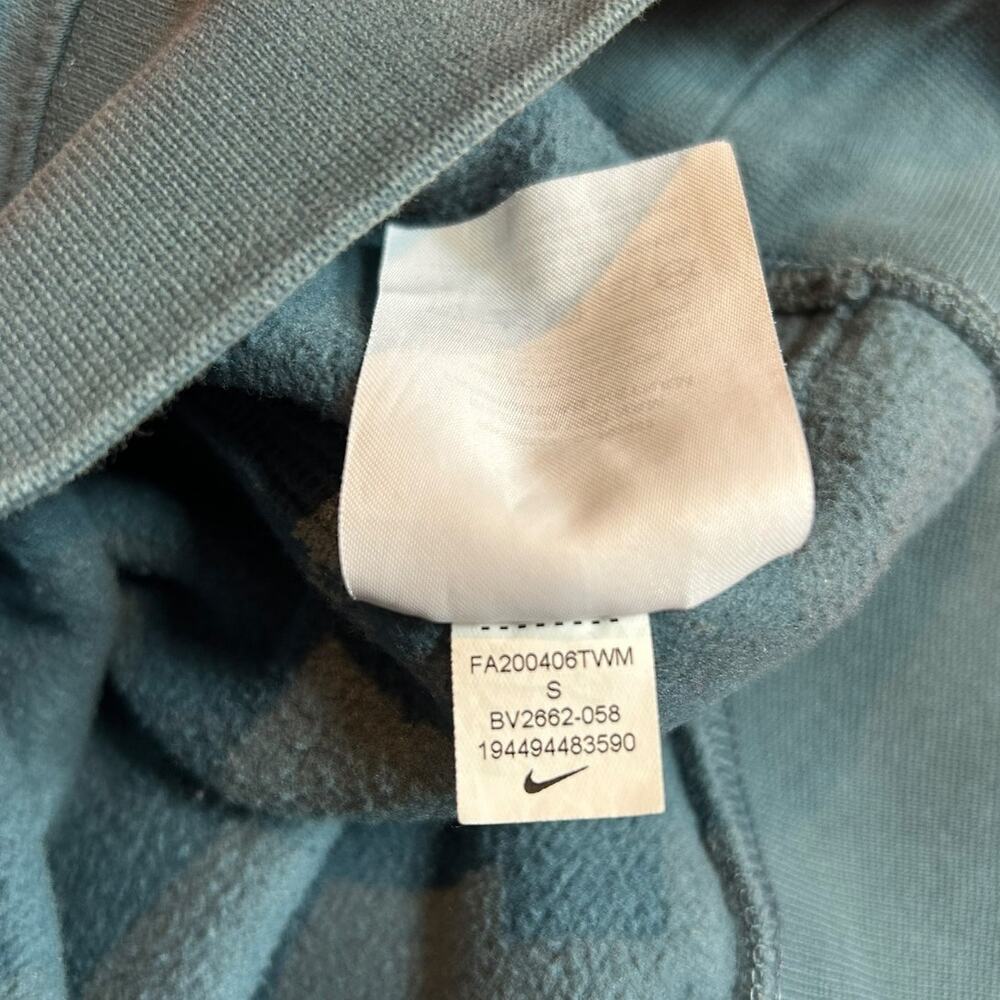 NIKE Swoosh Men's Blue Label Sweatshirt MEDIUM Y2K Vintage Crew Neck - Picture 8 of 9